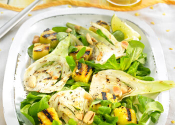 ensalada de hinjo y pina