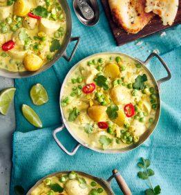 curry de guisantes