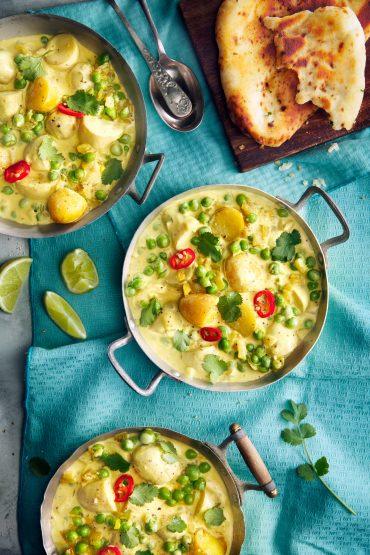 curry de guisantes