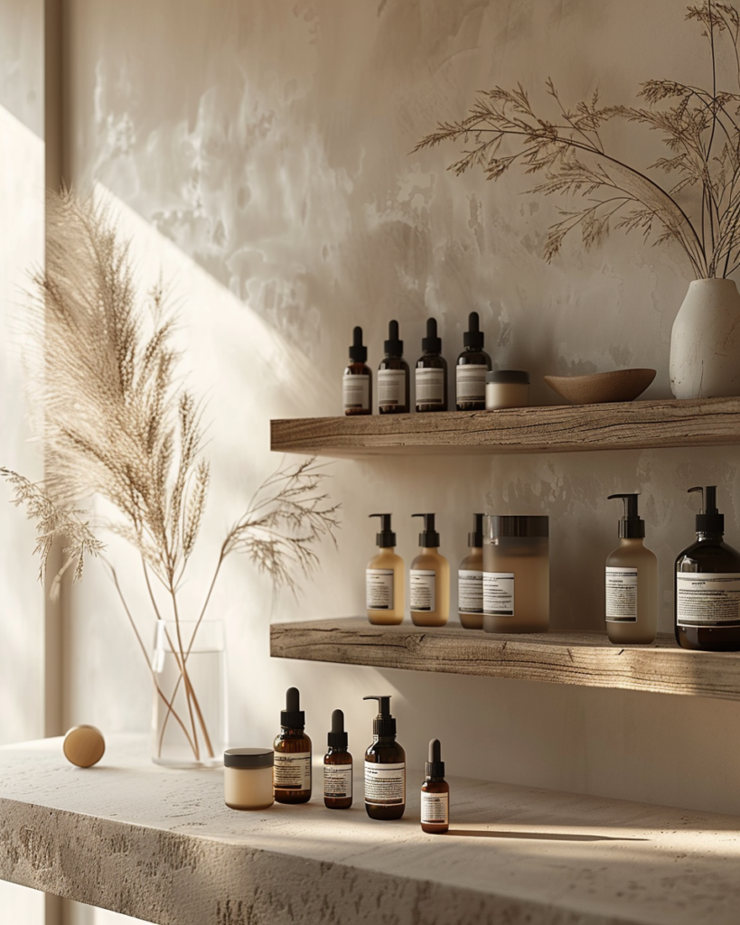 botteles de aceite esencial