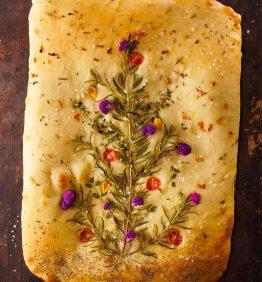 foccacia de navidad