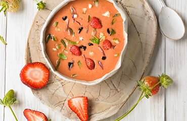 gazpacho de fresa
