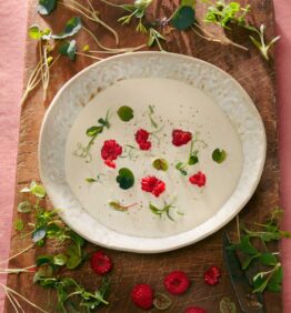 crema fria de ajo